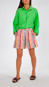 Short righe multicolor Vic.
