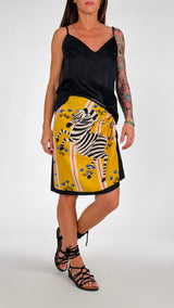 Mini pareo zebra e fiori H.