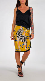 Mini pareo zebra e fiori H.