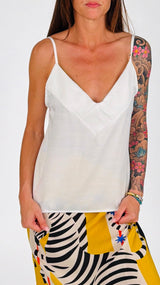 Top lingerie V bordato H.