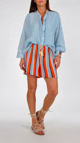 Short garza righe H.