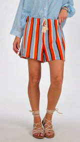 Short garza righe H.