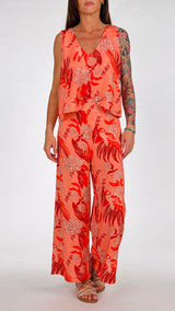 Pantalone pappagallo corallo H.