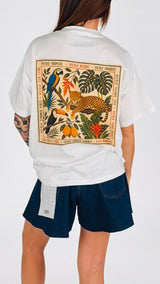 T-shirt giaguaro palme Vic.