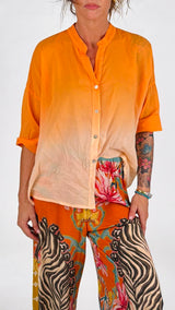 Camicia basic mussola sfumata H.