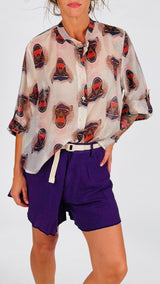 Camicia organza scimmia H.