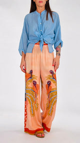 Pantalone maltinto palme H.
