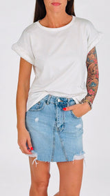 T-shirt giro imbottito Vic.