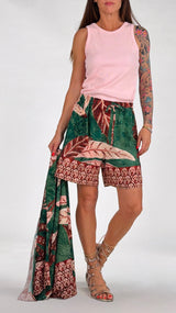 Short fantasia foglie H.