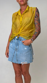 Camicia smanicata organza H.