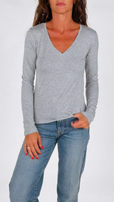 Maglia V borotalco viscosa You
