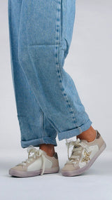 Sneaker laccio organza