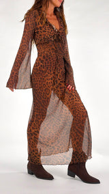 Abito georgette leo T.
