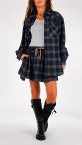 Camicia over check Kiki