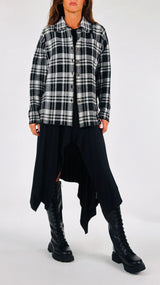 Camicia jacquard check K.