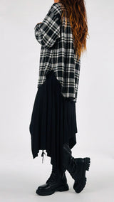 Camicia jacquard check K.