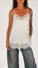Top lingerie damascato pizzo You