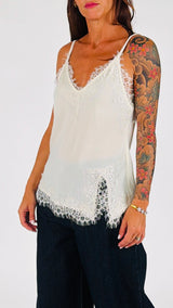 Top lingerie crêpe T.