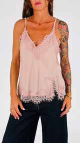 Top lingerie crêpe T.