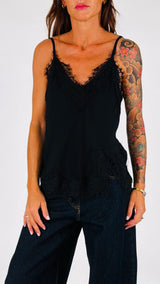 Top lingerie crêpe T.