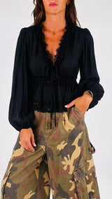 Camicia organza+pizzo You