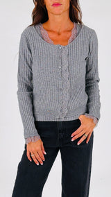 Cardigan costa+pizzo Vic.