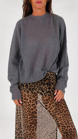 Pull girocollo lana alpaca K.