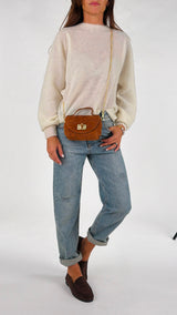 Pochette suede cocco