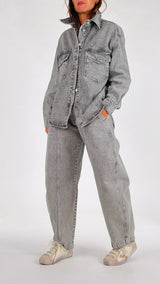 Camicia jacket Glenda grey