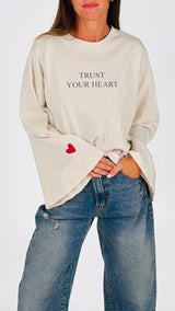 T-shirt calla trust your heart Vic.