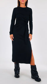 Abito jersey nodo laterale H.