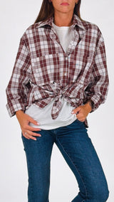 Camicia popeline check H.