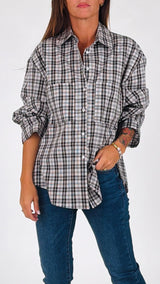 Camicia popeline check H.