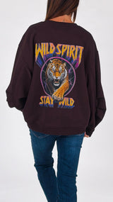 Felpa tigre wild spirit Vic.