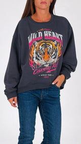 Felpa tigre wild heart Vic.