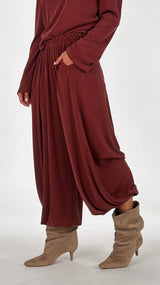 Pantalone jogging viscosa fluida H.