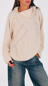 Pull costa inglese bottoni militari T.