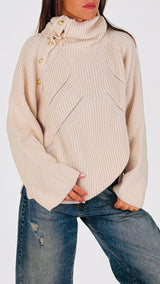 Pull costa inglese bottoni militari T.