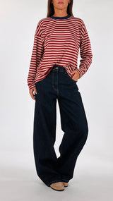 T-shirt scatolina righe H.