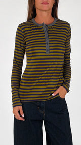 T-shirt serafino righe H.