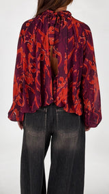 Camicia collo torchon