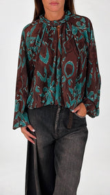 Camicia collo torchon