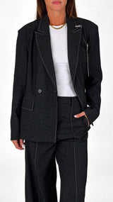 Giacca viscosa denim You