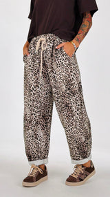 Pantalone felpa Cleo animalier