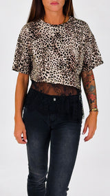 Felpa m/m pizzo leo Twin