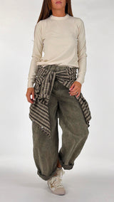 Pantalone baloon drill maltinto You