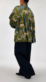 Kimono ciniglia jungle H.