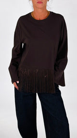 T-shirt calla frange H.