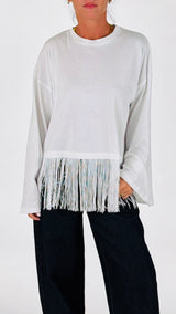 T-shirt calla frange H.