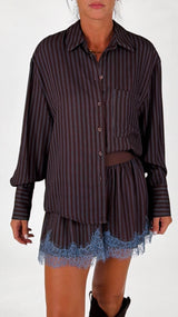 Camicia righe tasca H.